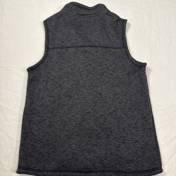 VEST FLEECE LINED Simply Southern Women Small CHARCOAL Gray Sleeveless Full Zip - Picture 7 of 8